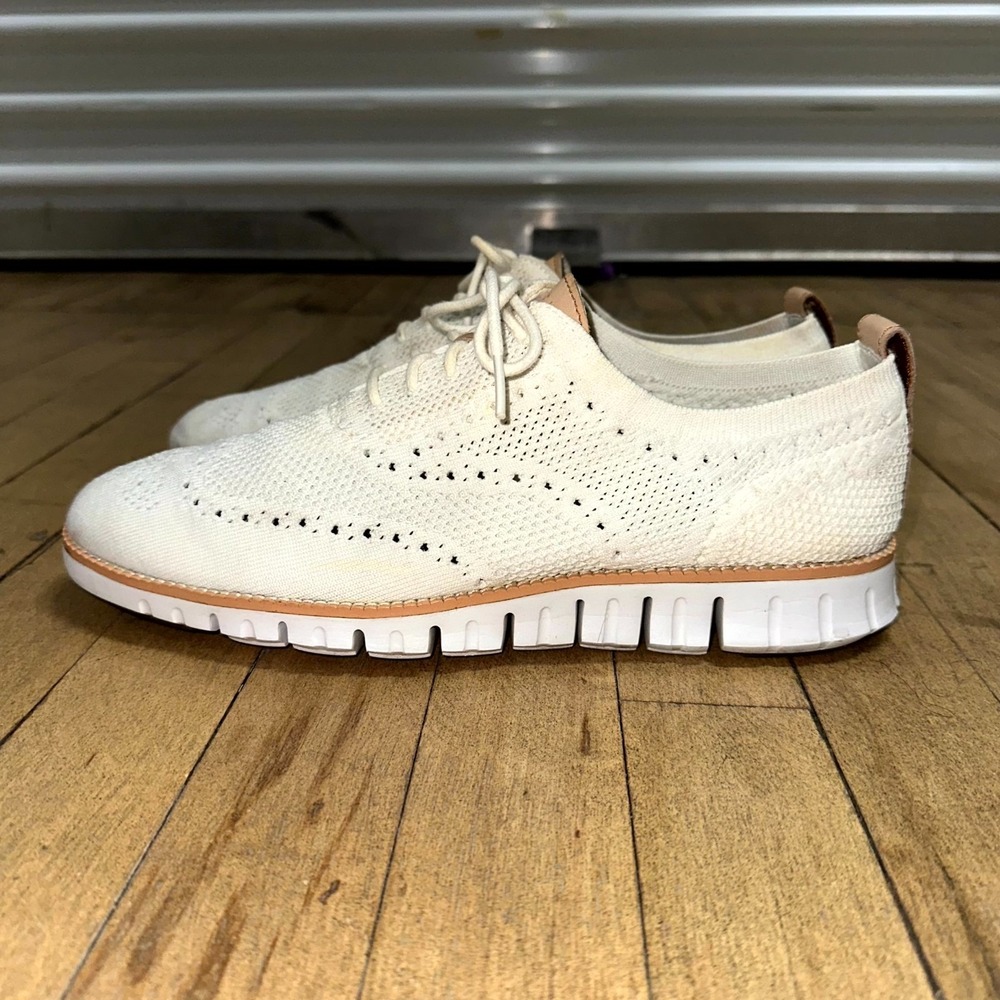 Cole Haan Trainers Men 9 White Zerogrand Comfort Lace Up Walking Running Shoes - Picture 4 of 11